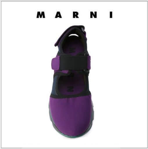 2016人気新作 MARNI マルニスニーカーコピー 秋色 ベルクロ留め スニーカー